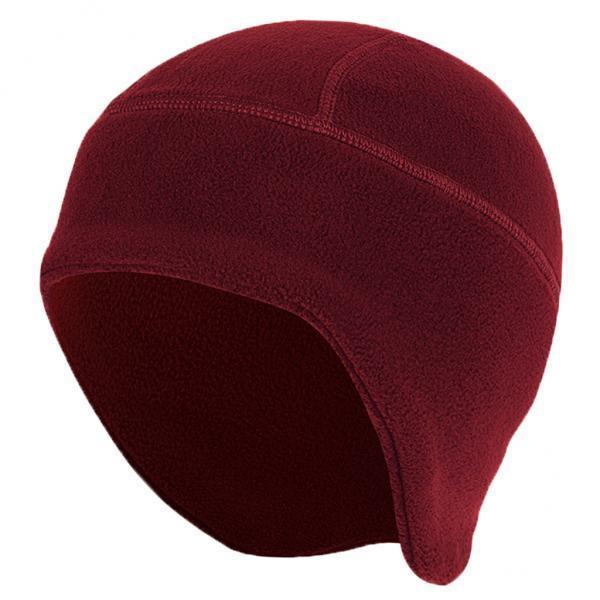 2xWarm Caps Cycling Hat Helmet Liner for Sports Under Helmets Skiing Hiking Red