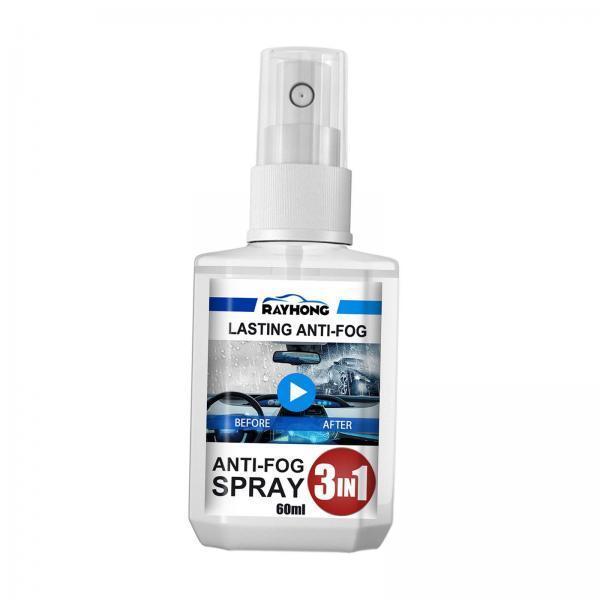 3x3 in 1 Anti Fog Spray 2 Liquid Cleaner and Protector for Suvs Mirrors