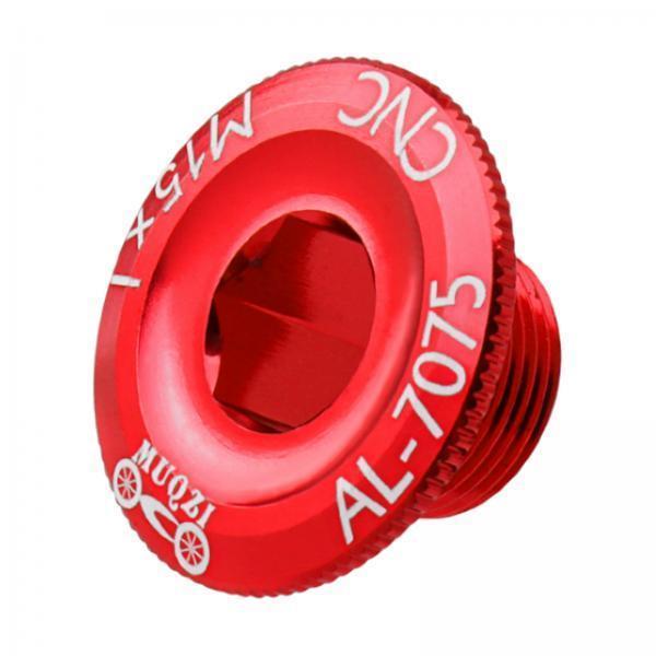 3xBicycle Crank Cover Aluminum Alloy Arm Bike Crankset Bolt for Road Bikes BMX Red