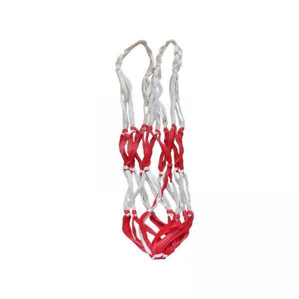 4xPortable Ball Net Bag Single Ball Carrier for Basketball Volleyball Football Red