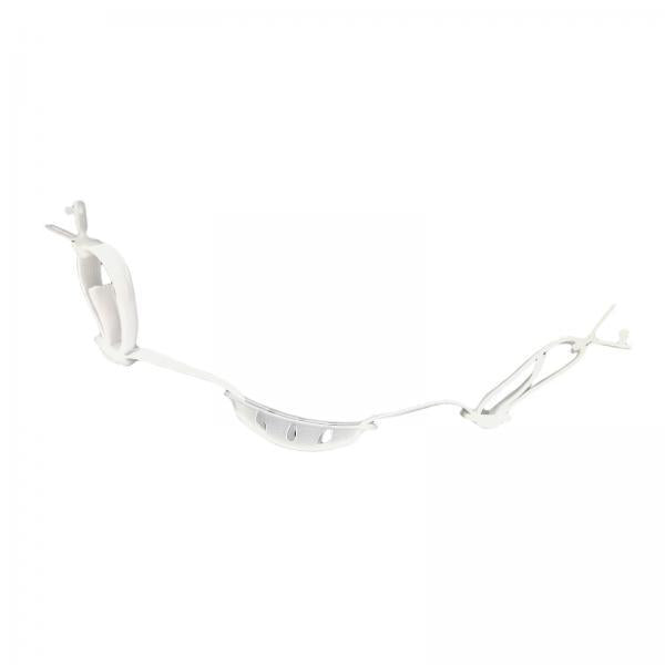 4xConstruction Helmet Chin Strap Polyester Chin Band for Adults Skating Riding White