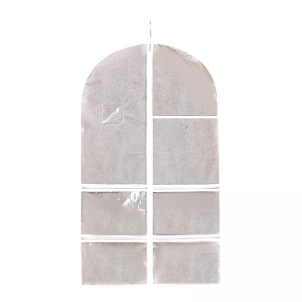 3xHanging Clothes Dust Bags Suit Dress Clear for T Shirts Windbreaker Sweaters 60x100cm