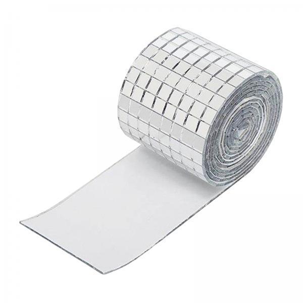 3xMirror Mosaic Tiles Bulk Self Adhesive Mini Disco Ball Mirror Tiles for Vase 5mmx5mm