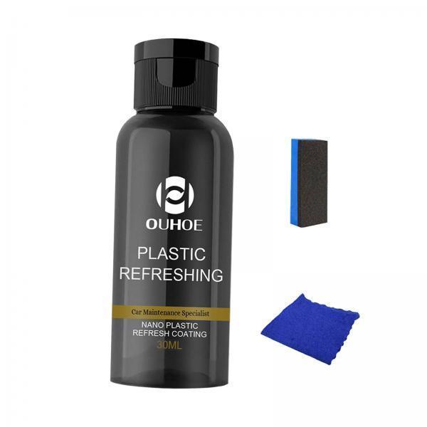 2xCar Plastic Restorer Plastic Revitalizing Coating Agent for Trucks Cars 30ml