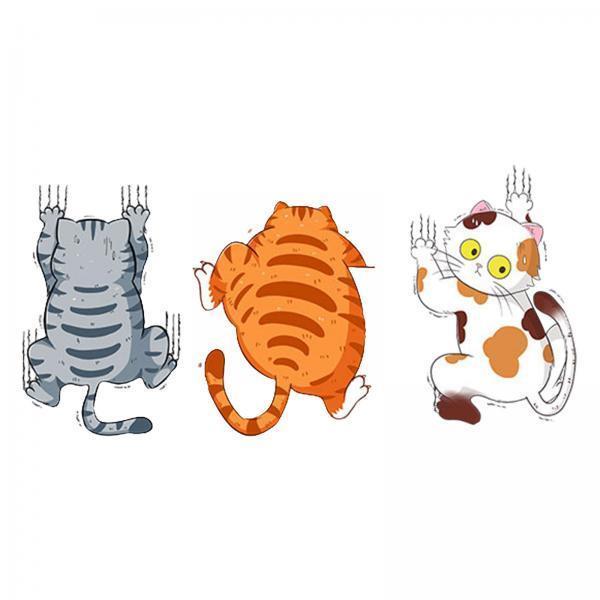 3x3x Funny Cat Sticker for car Decal Bumper Stickers for cars