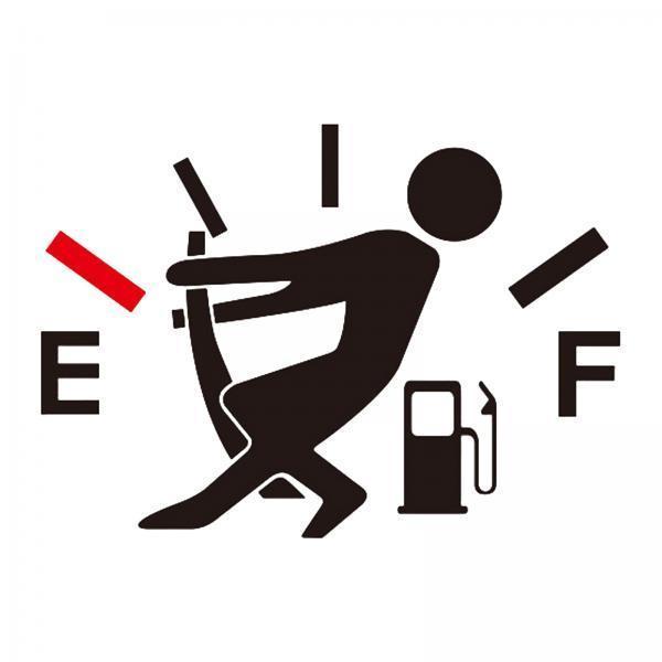 3xFunny Car Stickers Car Fuel Tank Cap Stickers for Cars Decoration Black 