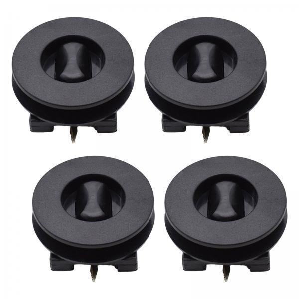 2x4x Car Carpet Clips Accessories Mat Retainer Carpet Non Slip Buckle Black 
