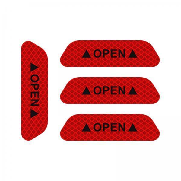 3x4x Reflective Tape Strong Adhesion for Vehicles Motorcycle Automotive Red