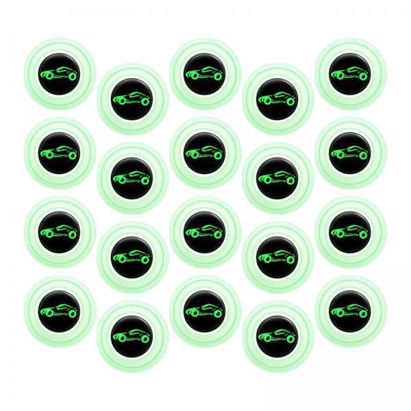 3x20Pcs Car Door Anti Collision Gasket Decoration Accessory for Truck SUV With sign luminous