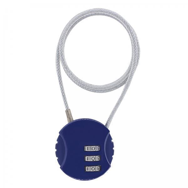 3xMotorcycle Helmet Lock Cycling lock Universal mini Backpack Blue