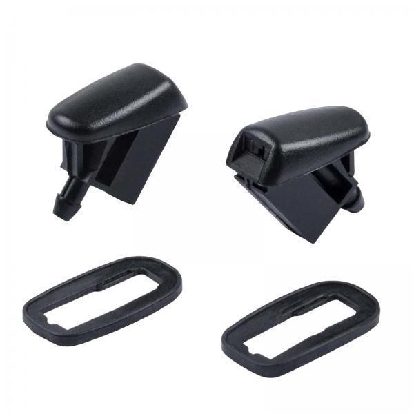 2x2Pcs Front Windshield Washer Nozzles for Ford Focus MK2 MK3 Fiesta