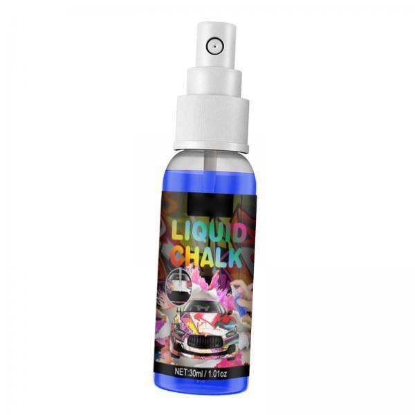 3xGraffiti Chalk Spray Paint Painting Washable for Concrete DIY Drawing Blue