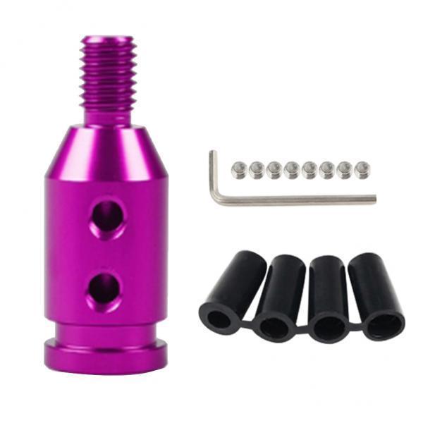 2xShift Knob Adapter for BMW/Mini Non Threaded Shifters 10x1.5mm Purple