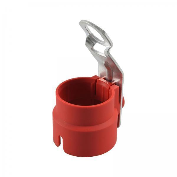 2x7 Pin /13 Pin Plug Holder Trailer Plug Connector Bracket for Trailer Red