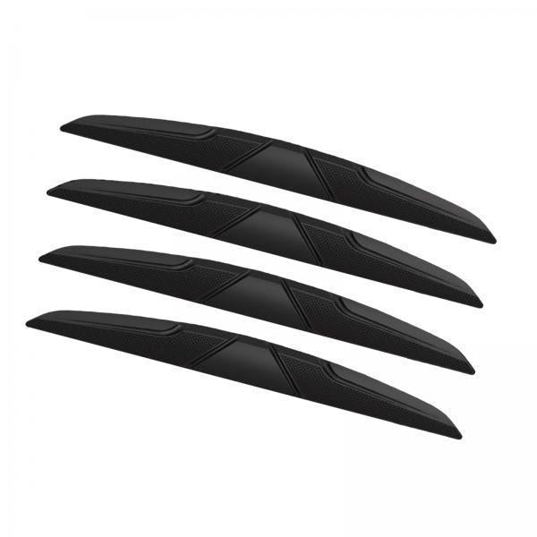 2x4x Car Anti Collision Guard Strip Bar Stickers Rear View Mirror Bumper Black 