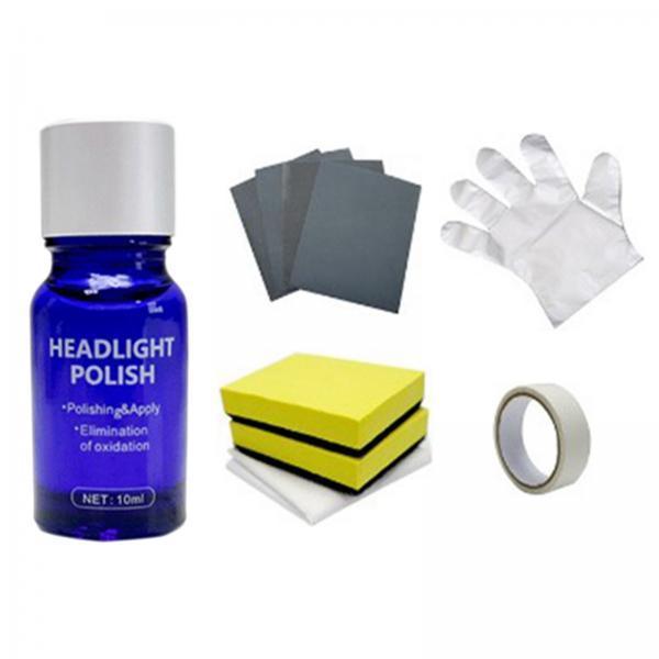 4xHeadlight Lens Restoration Repair Kit Aging Polish Liquid Lens Restorer 10ml