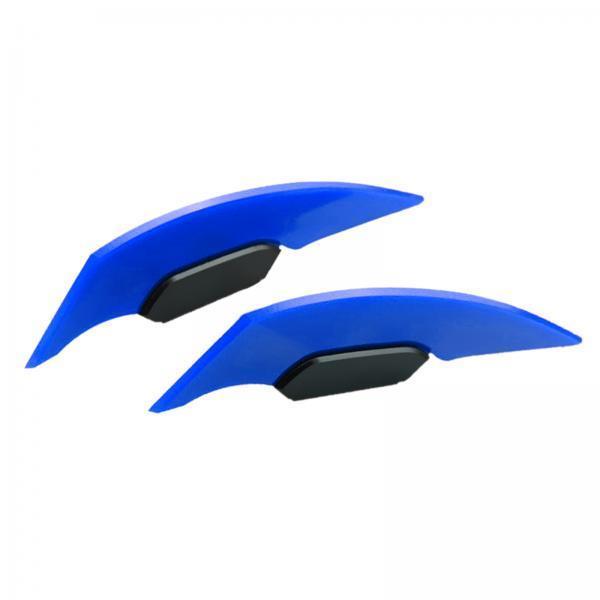 4xMotorcycle Winglet Aerodynamic Spoiler Wing Fit for Electric Motorcycles Blue
