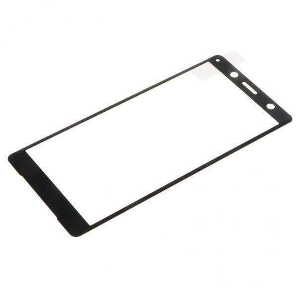 4xFull Cover 3D Curve Protective Film Screen Guard for Sony XZ2 Compact black