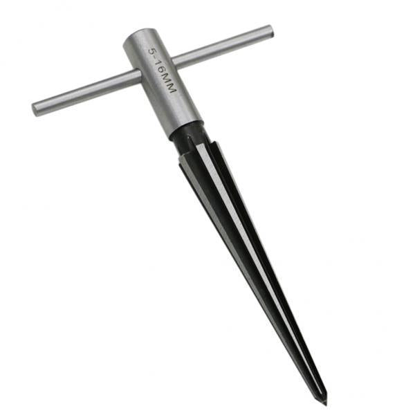 3xT Handle Taper Reamer Hand Held Tapered Hole Pipe Reaming Tool 5-16mm