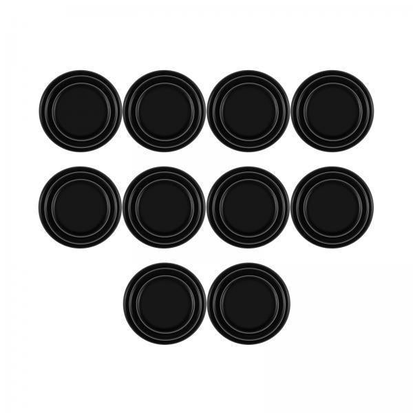 2x10Pcs Car Door Anti Collision Gasket Universal Decorative for Truck Black
