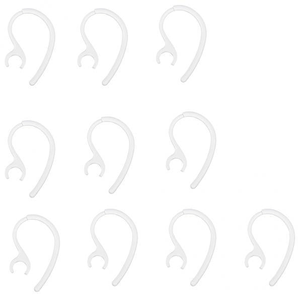 4x10 Pieces Ear Hooks Loop Clip Replacement for Bluetooth Headset 7.8mm B Clear