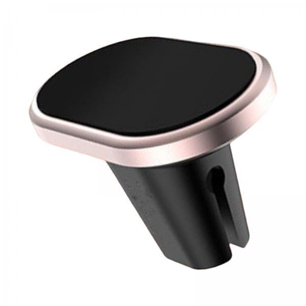 3xCar Phone Holder Air Vent Magnetic Bracket Navigation for All Cell Phones Rose Gold
