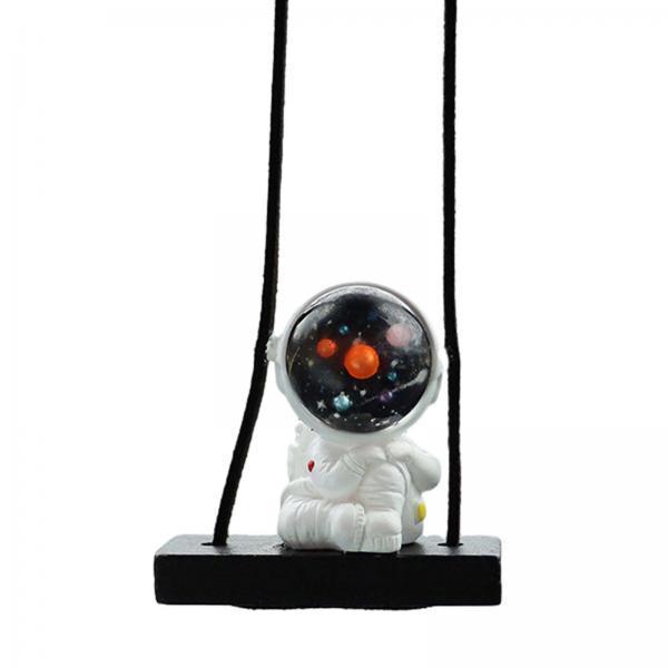 4xAstronaut Pendant for Car Hanging Ornament for Car Bedside Bedrooms Style B