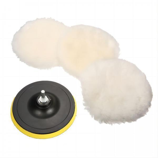 4x5Pcs Polishing Buffing Pads for Car Buffer Polisher Compounding Machine 3 inches