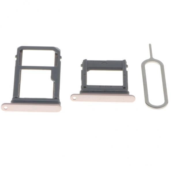 4xPhone Sim Card Holder Slot Tray Replacement for Samsung A5 A7 2017 A520 Pink