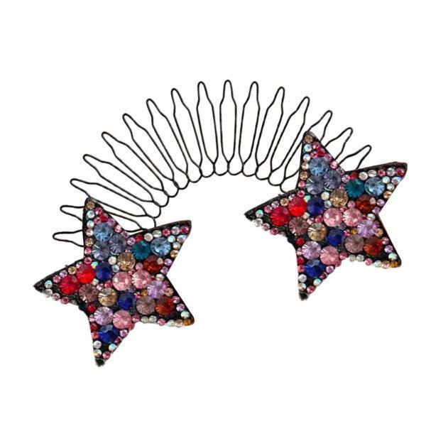 3xHair Clip Comb Hairpins for Girl Durable Hair Styling Tool for Long Hair Multicolor