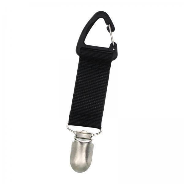 2xHat Clip for Free Duckbill Hat Clip for Handbag Luggage Outdoor Black 