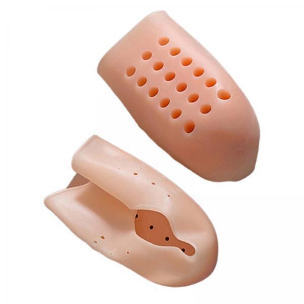 4x2x Height Increase Gel Sleeves Soft Silicone Heel Socks for Sneakers Dancing 2.0CM