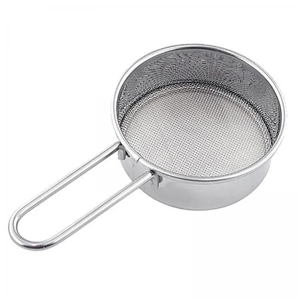 4xMini Flour Sieve Portable Kitchen Tool Small Strainer for Baking