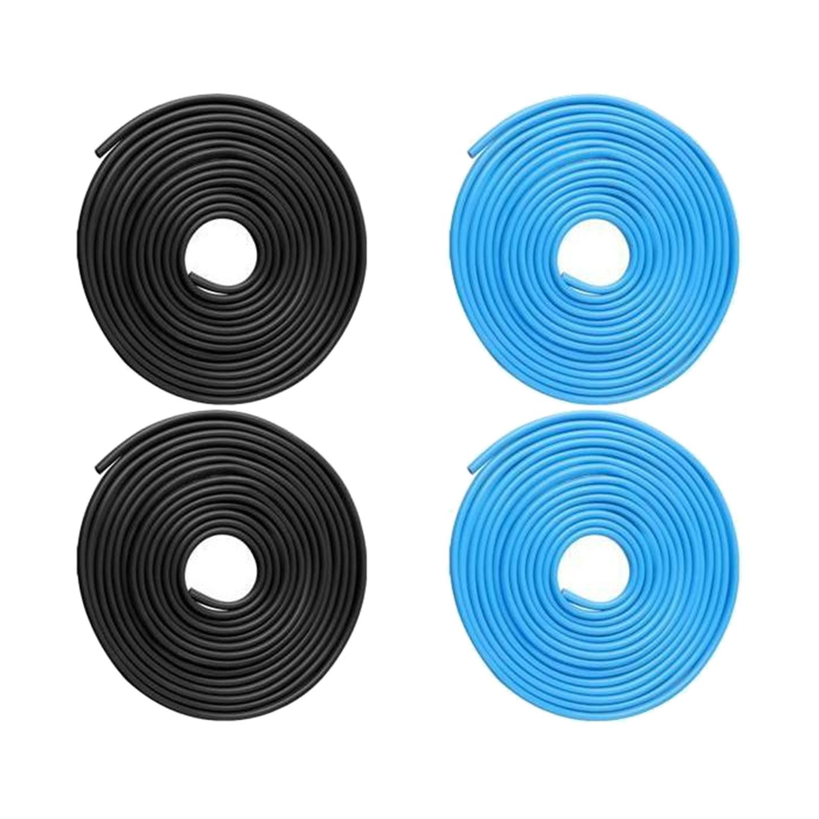 4x Car Door Edge Guards 10M Door Edge Protectors for Most Car Blue andBlack