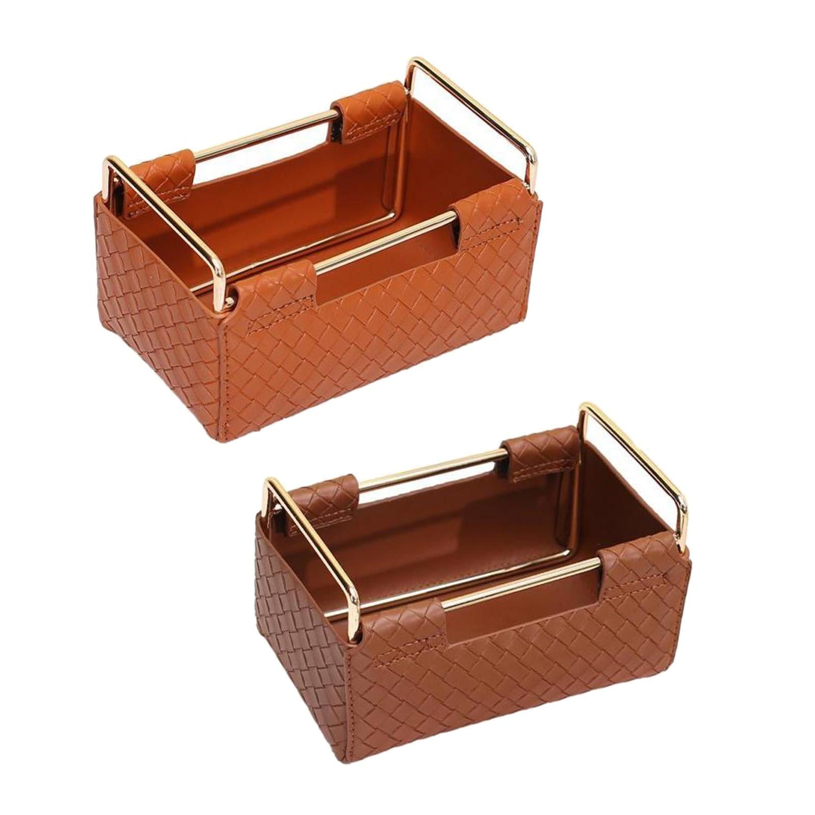 2pcs Storage Baskets Multipurpose Snack Organizer for Living Room 