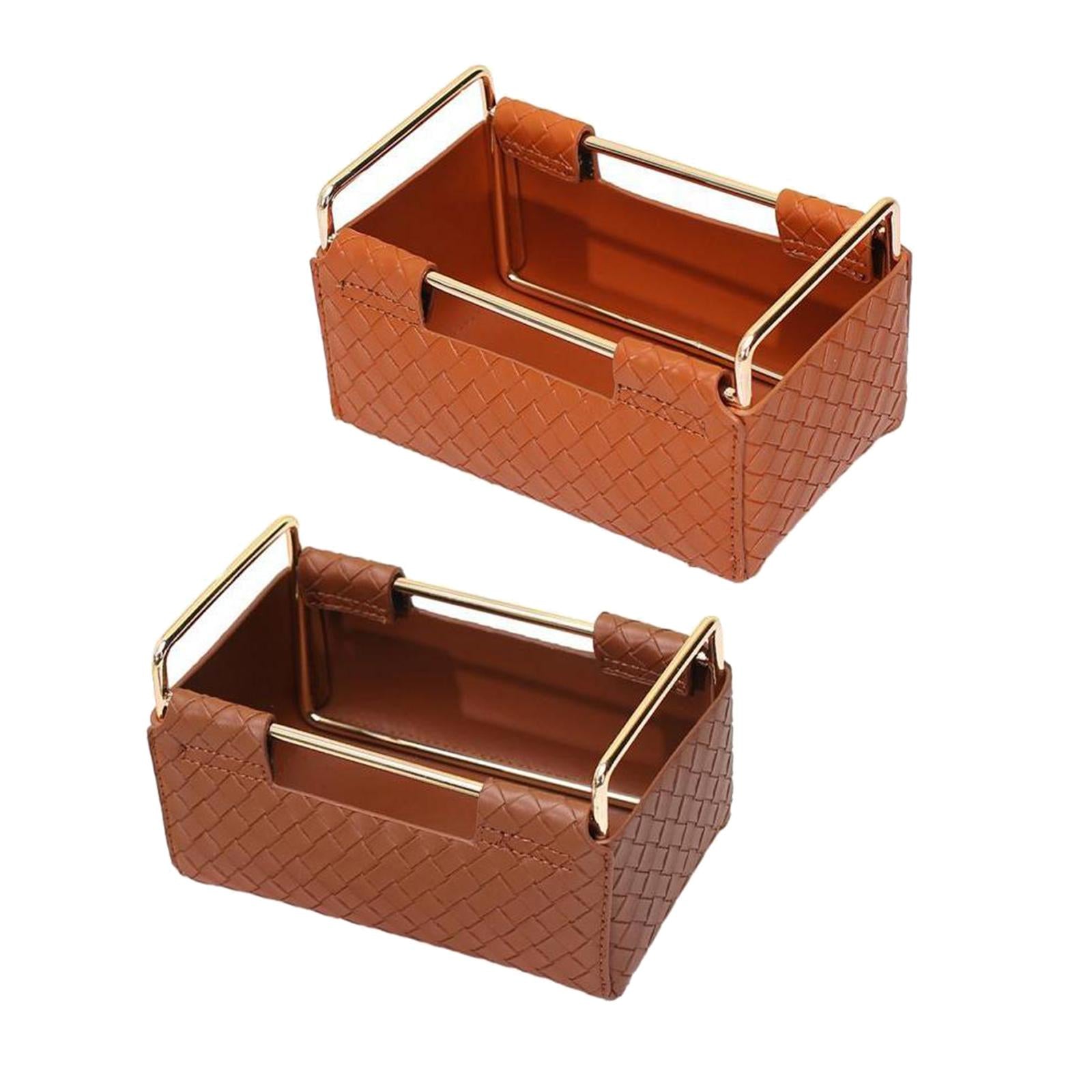 2pcs Storage Baskets Multipurpose Snack Organizer for Living Room 