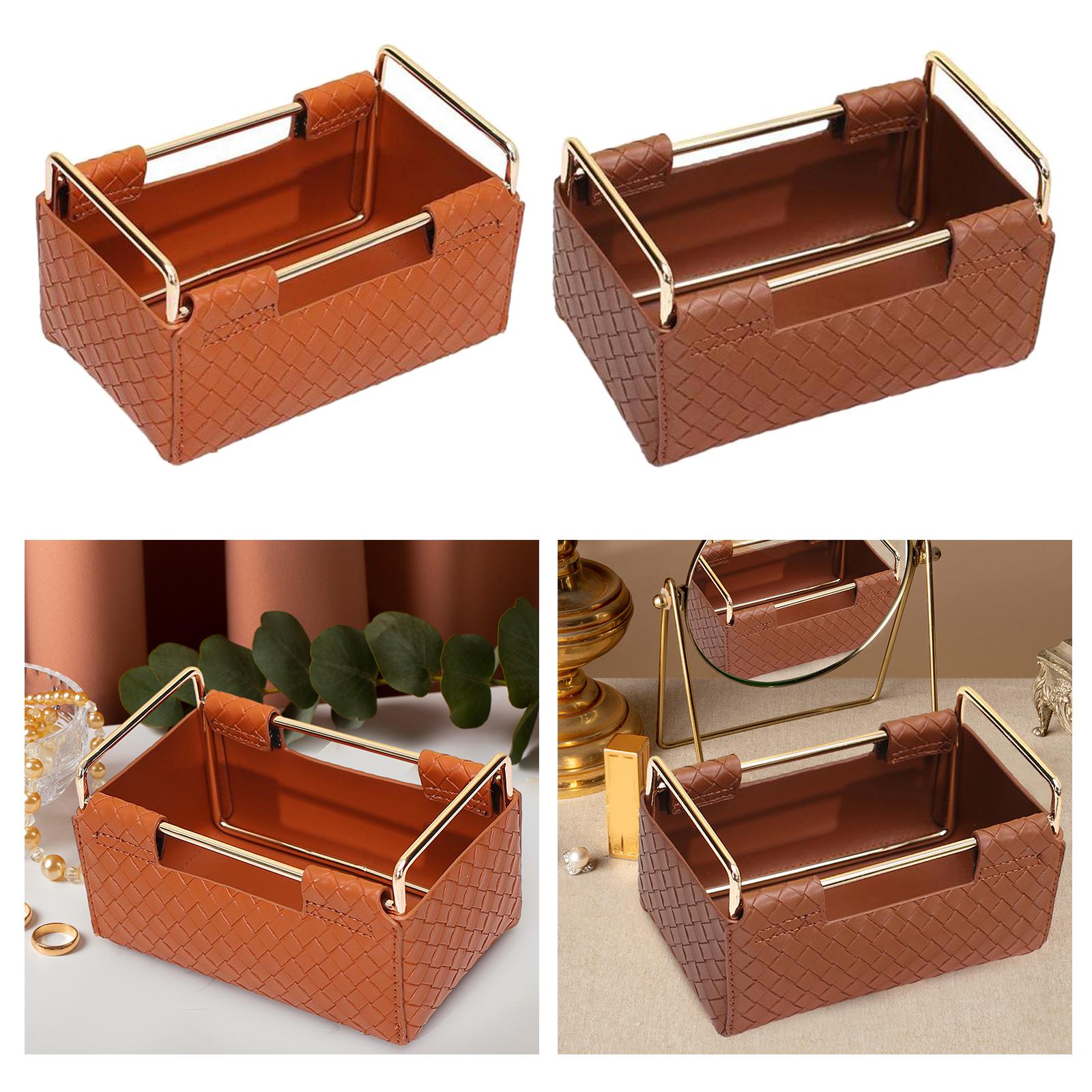 2pcs Storage Baskets Multipurpose Snack Organizer for Living Room 