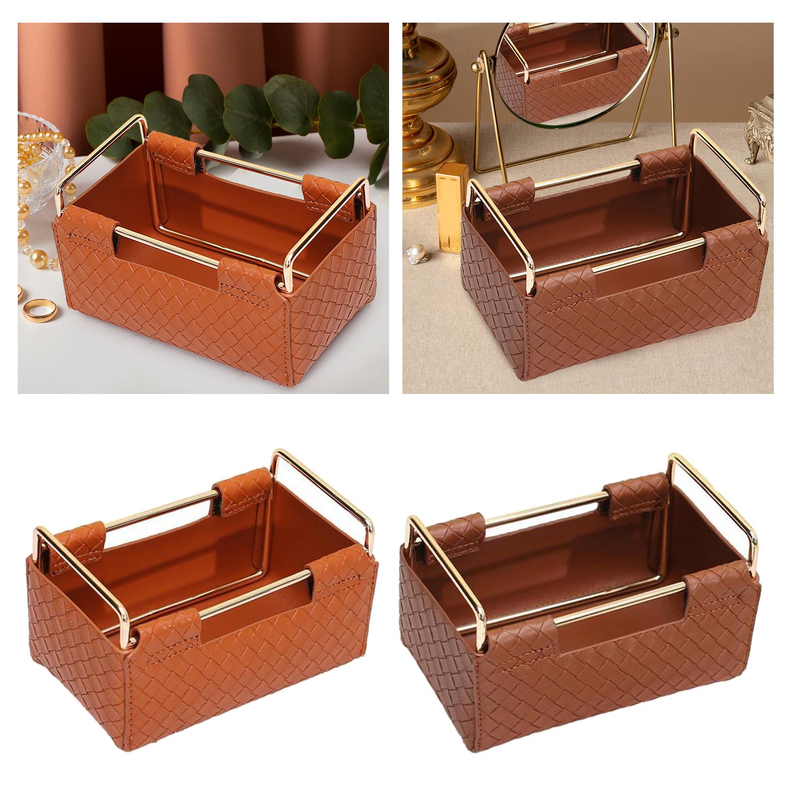 2pcs Storage Baskets Multipurpose Snack Organizer for Living Room 