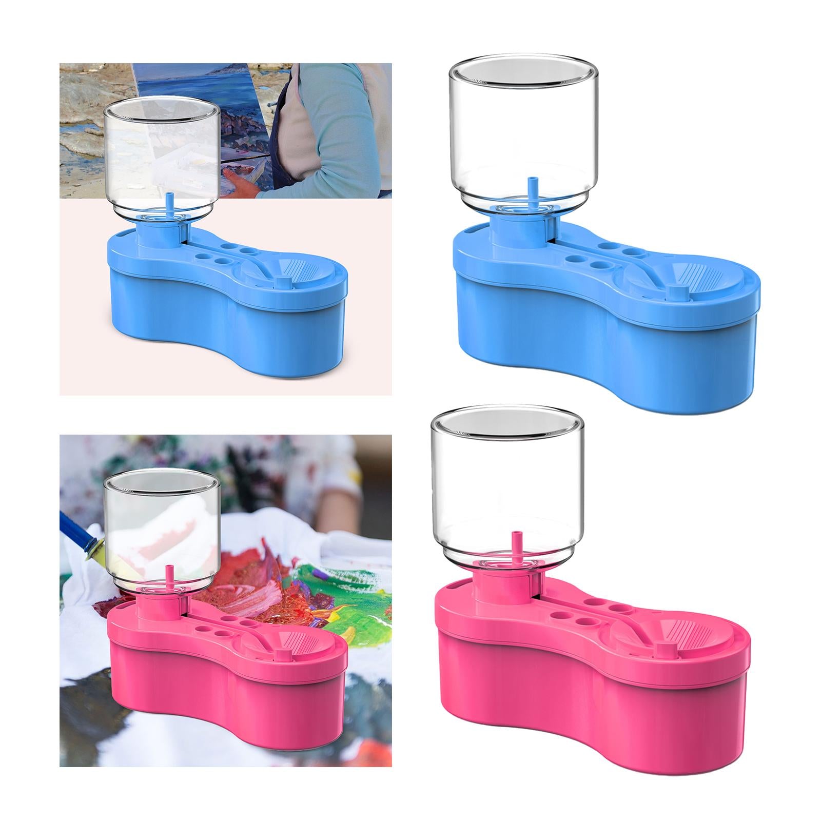 2pcs Paint Brush Cleaner Drain and Brush Holder for Drawing Picture Artist