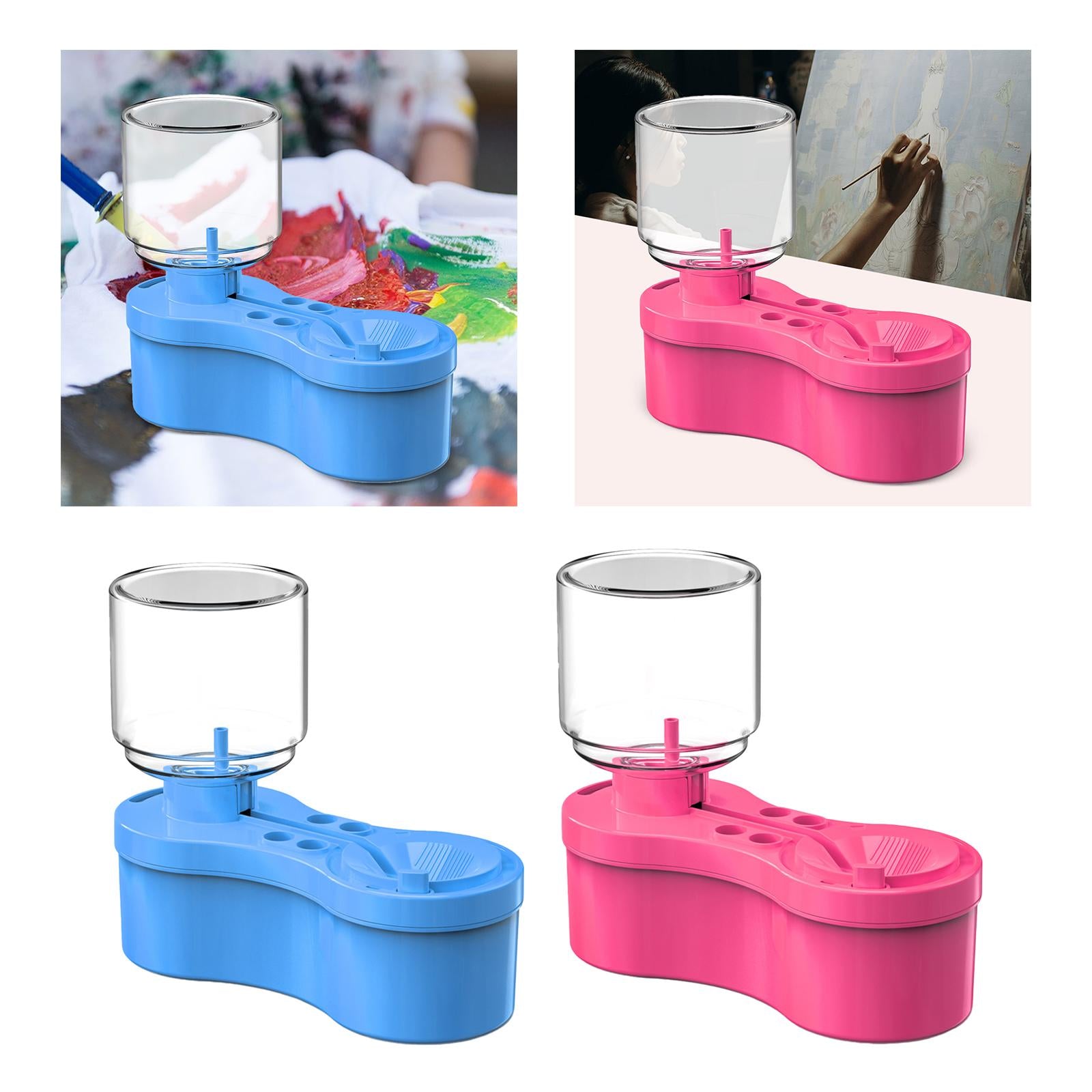 2pcs Paint Brush Cleaner Drain and Brush Holder for Drawing Picture Artist