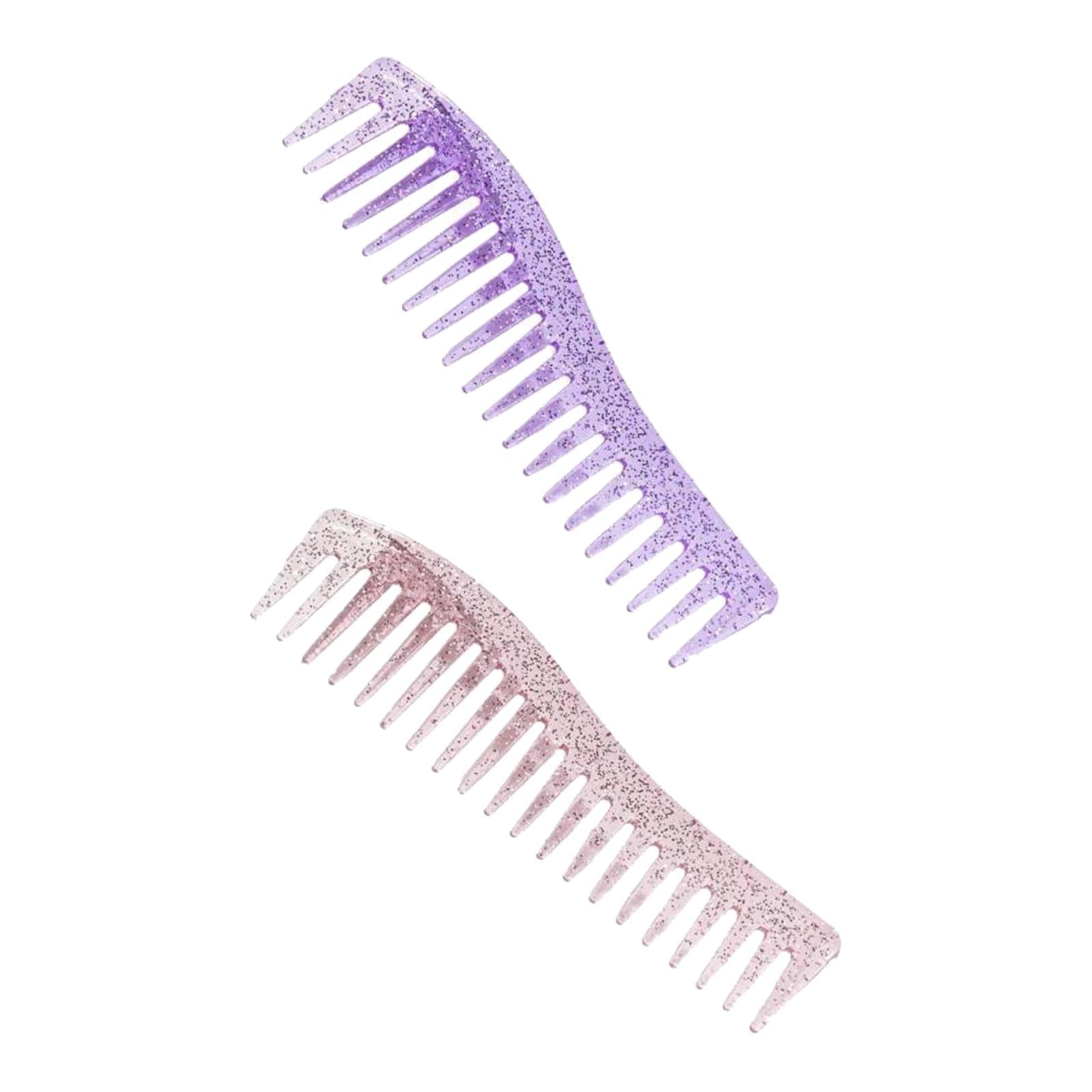 2x Wide Tooth Hair Comb,Large Hair Detangling Comb for Combing Hairstyling