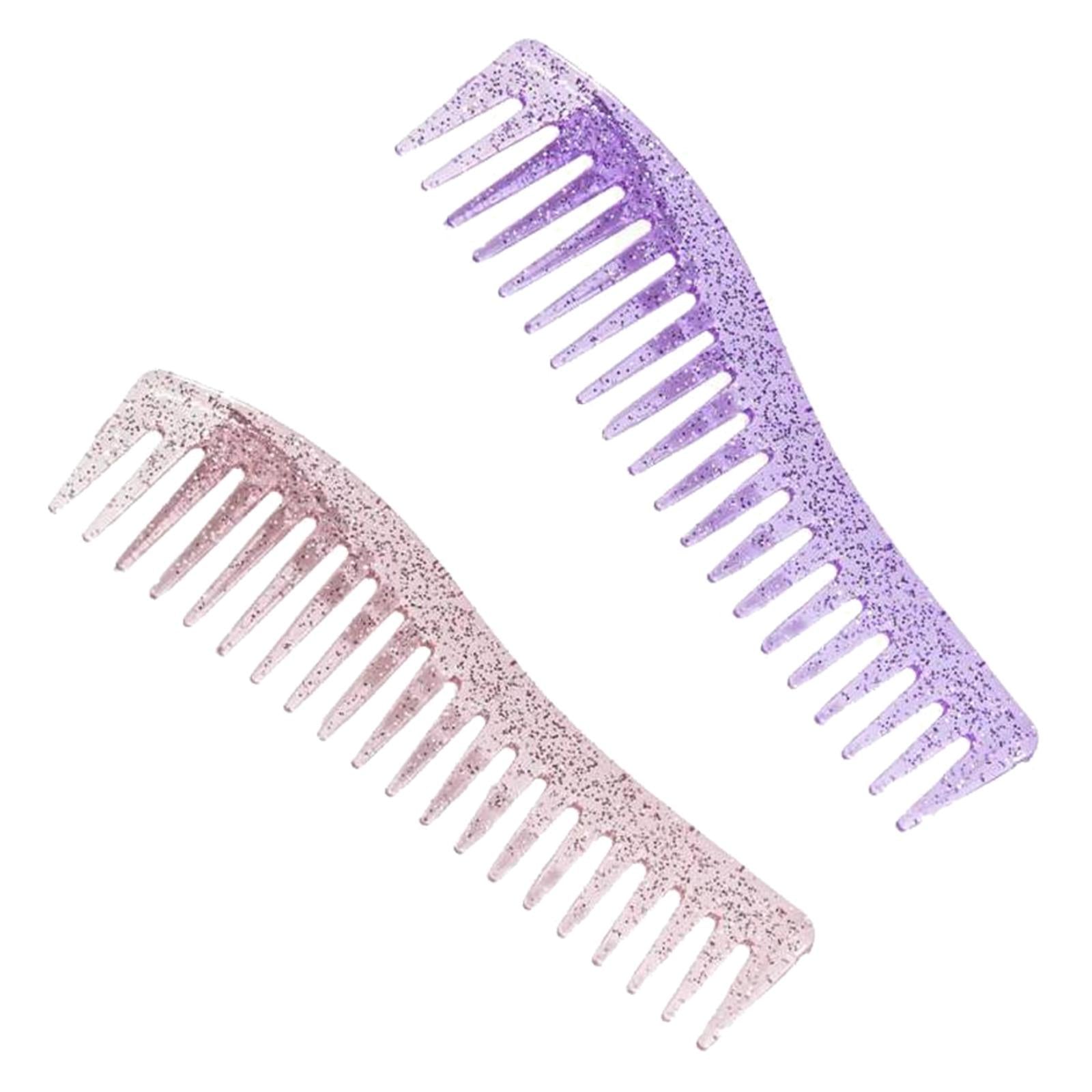 2x Wide Tooth Hair Comb,Large Hair Detangling Comb for Combing Hairstyling