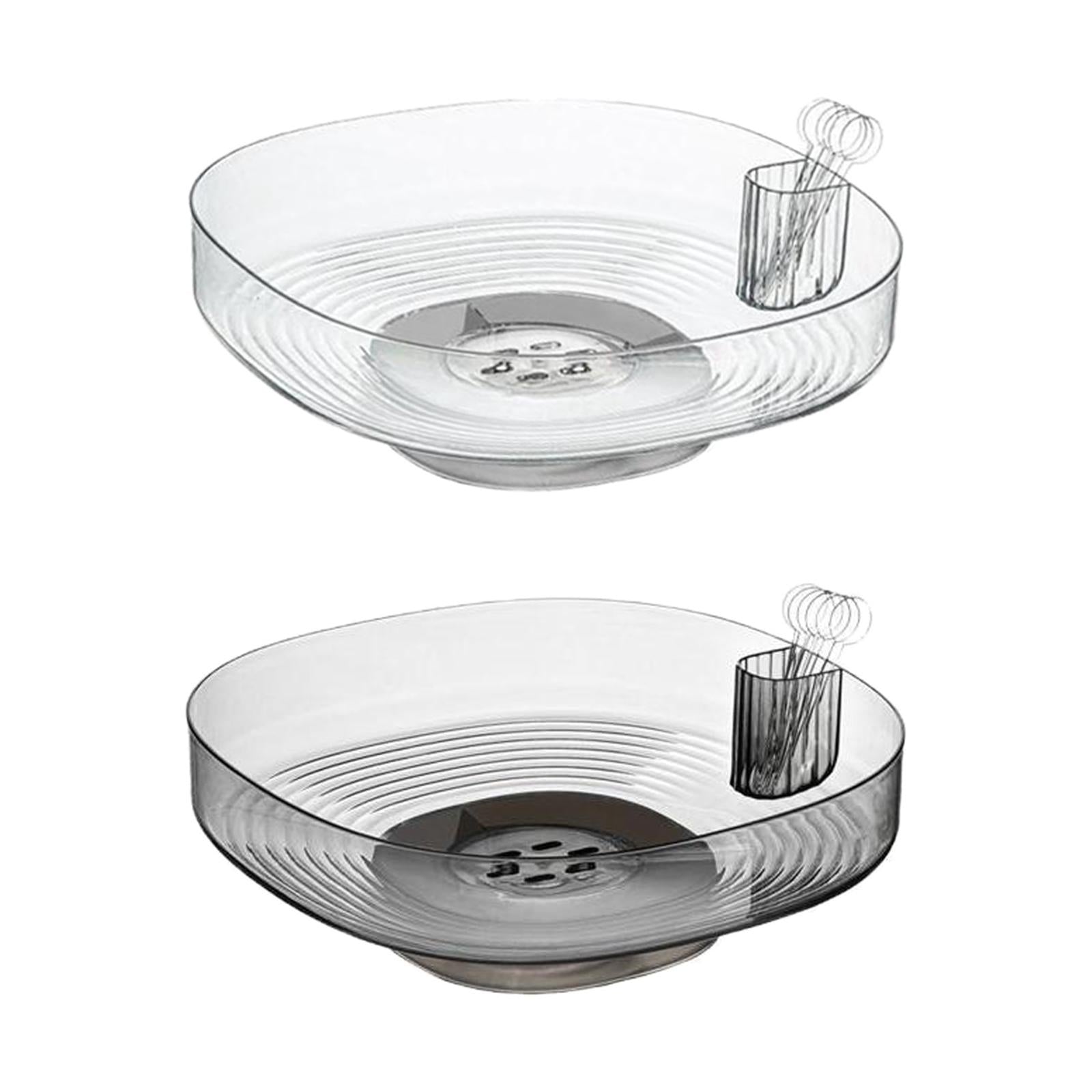 2x Fruit Storage Holder Modern Fruit Bowl for Home Decor Kitchen Countertop