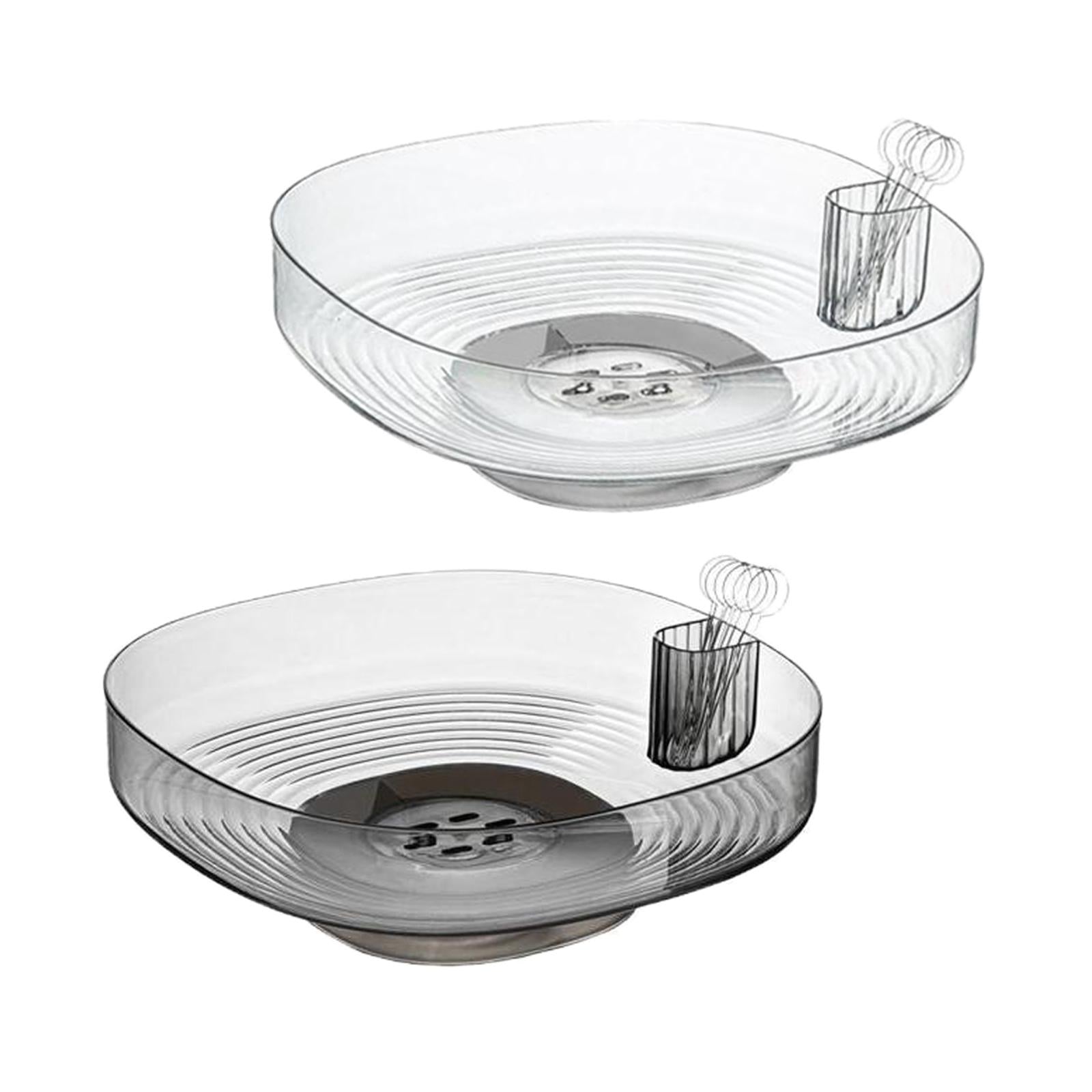 2x Fruit Storage Holder Modern Fruit Bowl for Home Decor Kitchen Countertop