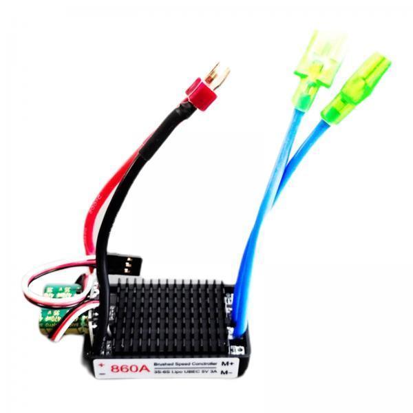 2xWaterproof Brush ESC Replacement 860A 12V-24V High Power for RC Car Vehicle T