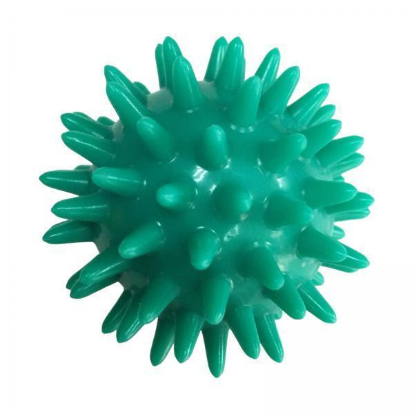 5xSpike Massage Ball Exercise Foot Massage Ball for Back Hand Palms Feet Soles Dark Green
