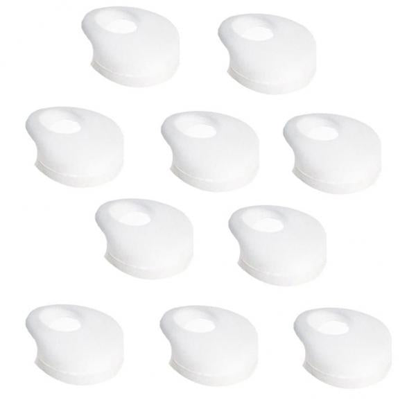 6x10 Pieces Earphone Earbuds Tips Caps Compatible with 12-14mm Headsets Semitransparent
