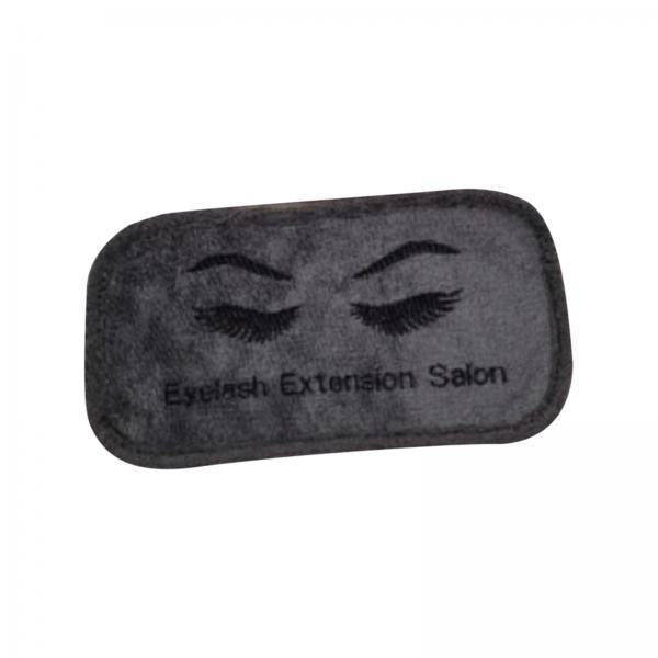 6xDurable Eyelash Extension Forehead Pad Microfiber Extension Holder Tray Soft Gray