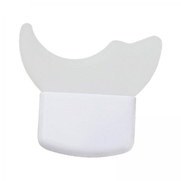 5xMultifunctional Eye Makeup Aids for Makeup Eyelash Grooming Comb Women White