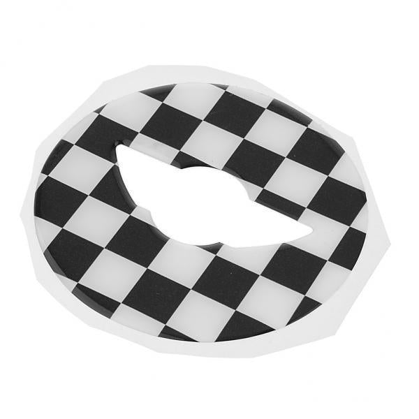 5x3D Steering Wheel Sticker Cover For Mini Copper F54 F55 F56 Black and White